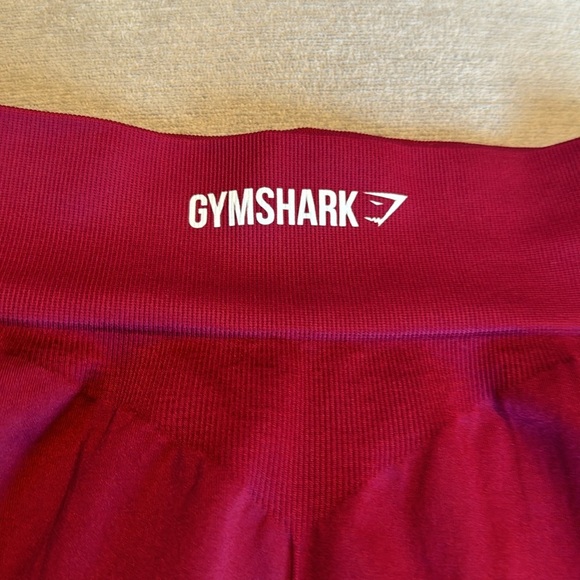 Gymshark Red Marled Two Tone Seamless Leggings - Picture 4 of 10